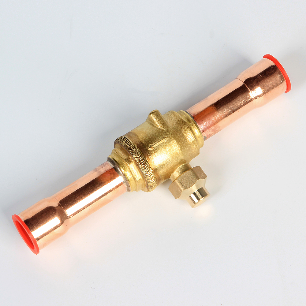 Durable Brass Service Refrigeration Units Ball Valve