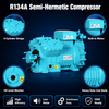 Four-Cylinder Reciprocating Refrigeration Compressor for Block Ice Machine Systems