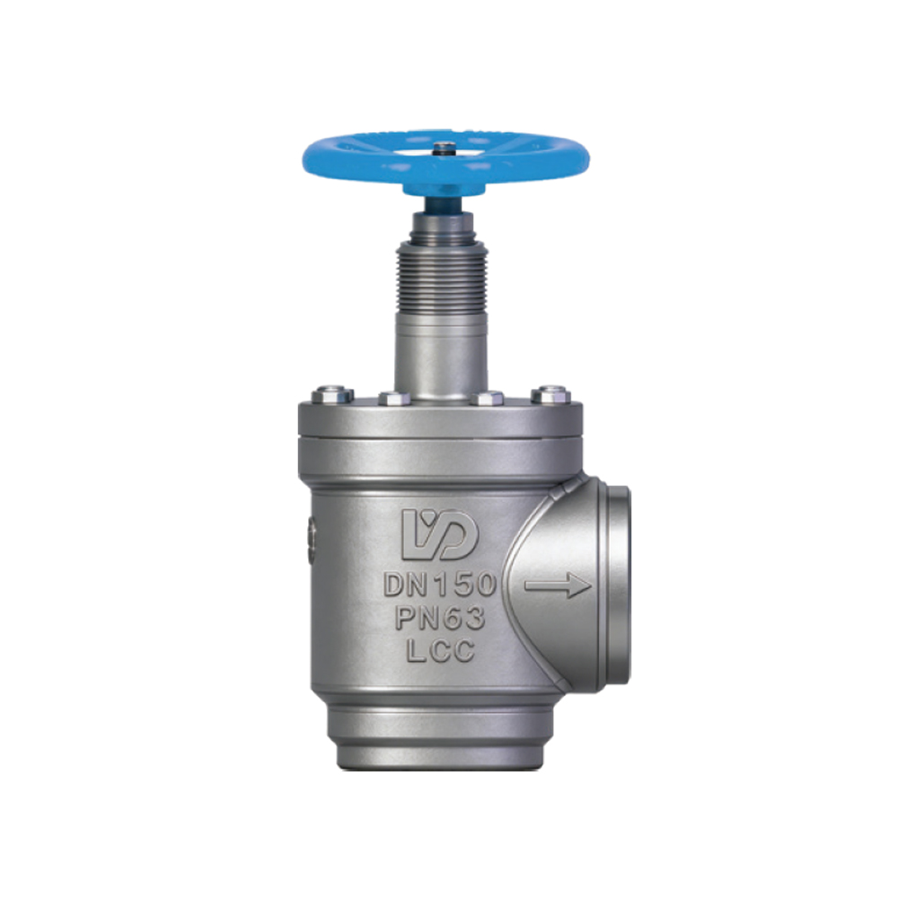 J64F Angle Cast Steel Globe Valve for Refrigeration Systems