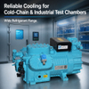 High-Efficiency Six-Cylinder Piston Refrigeration Compressor for Marine Equipment And Industrial Process Cooling Systems