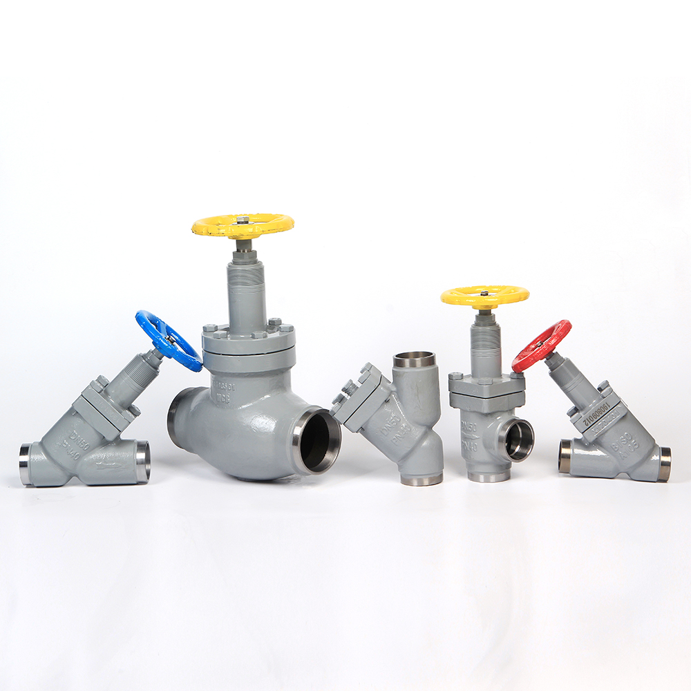 J64F Angle Cast Steel Globe Valve for Refrigeration Systems