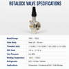 Rotalock Valve Steel Shut Off Valve for Refrigeration Compressor Condensing Unit Cold Storage OEM Factory Supply